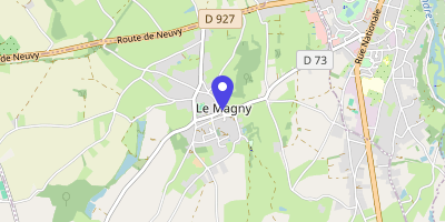 Carte OpenStreetMap — 21 rue Principale, Le Magny