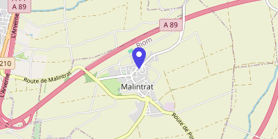 Carte OpenStreetMap — 14 rue de l'Hôtel-de-Ville, Malintrat