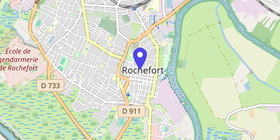 Carte OpenStreetMap — 119 rue Pierre-Loti, Rochefort Cedex