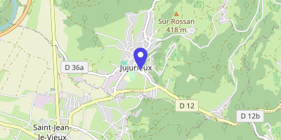 Carte OpenStreetMap — 12 rue Jules Ferry, Jujurieux