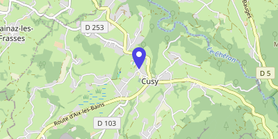 Carte OpenStreetMap — 330 montée du Chef-lieu, Cusy