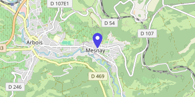Carte OpenStreetMap — 15 Grande-Rue, Mesnay