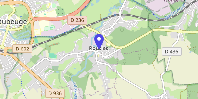 Carte OpenStreetMap — 12 rue de la Mairie, Rousies