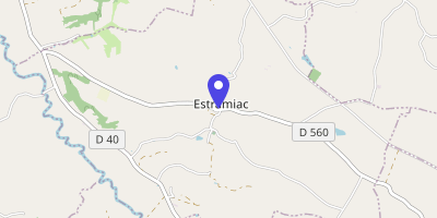 Carte OpenStreetMap — 30 rue de la Mairie, Estramiac