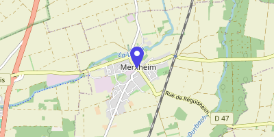 Carte OpenStreetMap — 2 rue de Guebwiller, Merxheim