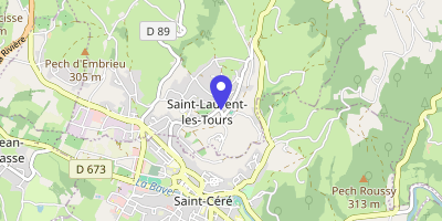 Carte OpenStreetMap — 1151 avenue Jean-Lurçat, Saint-Laurent-les-Tours