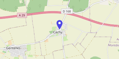 Carte OpenStreetMap — 3 place des Marronniers, Cachy