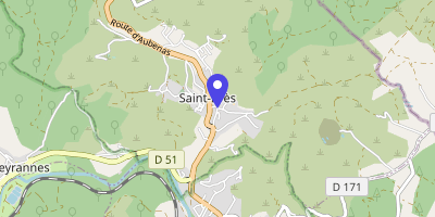 Carte OpenStreetMap — 254 chemin de la Filature, Saint-Brès