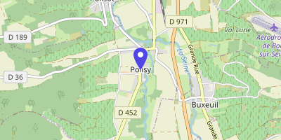 Carte OpenStreetMap — 50 Grande rue, Polisy