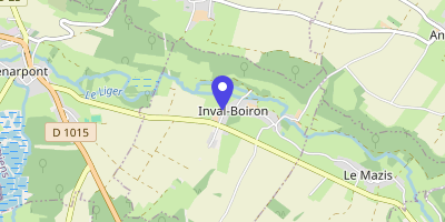 Carte OpenStreetMap — 13 rue de l'Église, Inval-Boiron