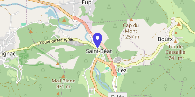Carte OpenStreetMap — 2 avenue Gallieni, Saint-Béat-Lez