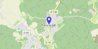 Carte OpenStreetMap — 3 rue du Temple, Tracy-le-Val