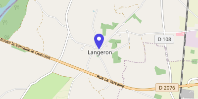 Carte OpenStreetMap — 1 place de la Mairie, Langeron