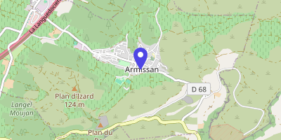 Carte OpenStreetMap — 17 rue de la Mairie, Armissan