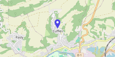 Carte OpenStreetMap — 1 place de la Mairie, Cuffies