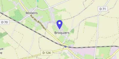 Carte OpenStreetMap — Rue du Village, Broquiers