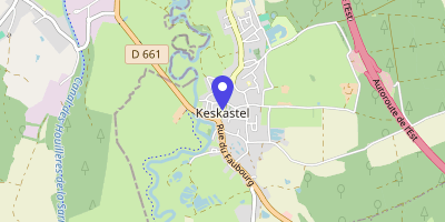 Carte OpenStreetMap — 15 rue de la Libération, Keskastel