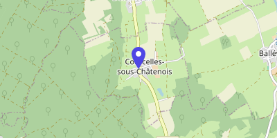 Carte OpenStreetMap — 15 Grande-Rue, Courcelles-sous-Châtenois