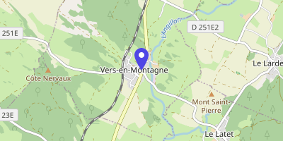 Carte OpenStreetMap — 39 rue Stephen-Pichon, Vers-en-Montagne