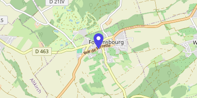 Carte OpenStreetMap — 28 rue de Ferrette, Folgensbourg