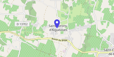 Carte OpenStreetMap — 22 route de la Mairie, Saint-Girons-d'Aiguevives