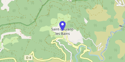 Carte OpenStreetMap — 325 route des Caquets, Saint-Laurent-les-Bains