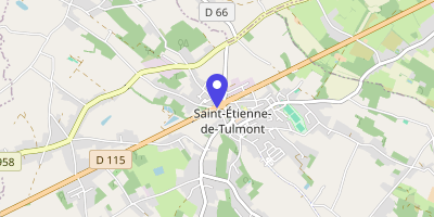 Carte OpenStreetMap — 4 rue de la Mairie, Saint-Étienne-de-Tulmont