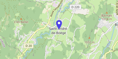 Carte OpenStreetMap — 60 place de la Mairie, Saint-André-de-Boëge