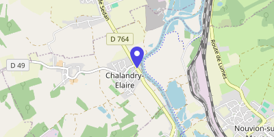 Carte OpenStreetMap — 12 rue de la Mairie, Chalandry-Élaire