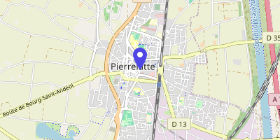 Carte OpenStreetMap — Avenue Jean-Perrin, Pierrelatte Cedex