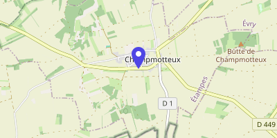Carte OpenStreetMap — 6b rue Michel-de-l'Hospital, Champmotteux