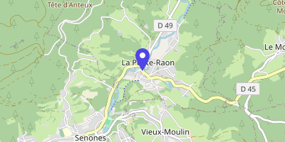 Carte OpenStreetMap — 1 place du 24-Septembre, La Petite-Raon