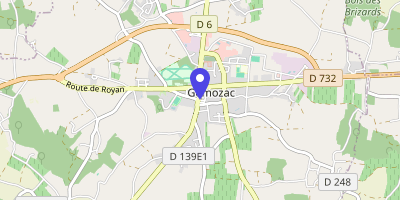 Carte OpenStreetMap — Place Albert-Mossion, Gémozac