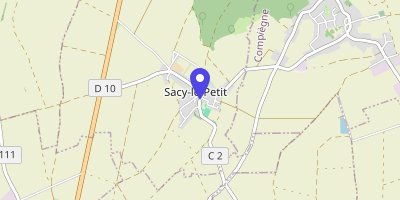 Carte OpenStreetMap — 4 rue de l'Église, Sacy-le-Petit