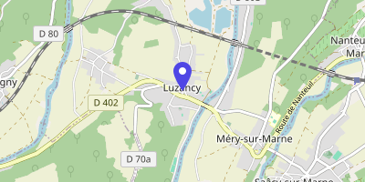 Carte OpenStreetMap — 7 rue de la Mairie, Luzancy