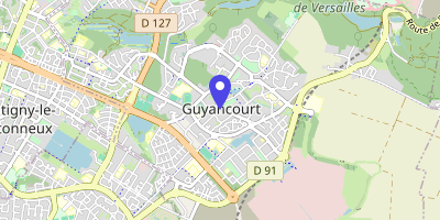 Carte OpenStreetMap — 14 rue Ambroise-Croizat, Guyancourt