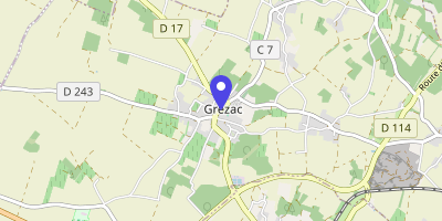 Carte OpenStreetMap — 14 route de Saujon, Grézac