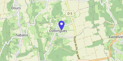 Carte OpenStreetMap — 33 rue des Cultivateurs, Collongues