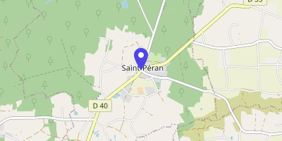 Carte OpenStreetMap — 6 rue de la Mairie, Saint-Péran