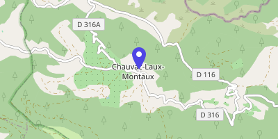 Carte OpenStreetMap — Le Village, Chauvac-Laux-Montaux
