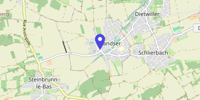 Carte OpenStreetMap — 7 place de la Paix, Landser