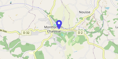 Carte OpenStreetMap — 16 place de l'Hôtel-de-Ville, Montfort-en-Chalosse