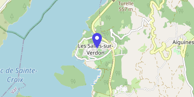 Carte OpenStreetMap — Place Sainte-Anne, Les Salles-sur-Verdon