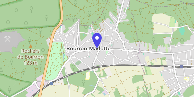 Carte OpenStreetMap — 135 rue du Général-de-Gaulle, Bourron-Marlotte