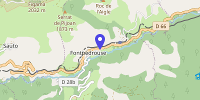 Carte OpenStreetMap — 130 rue de Saint-Thomas, Fontpédrouse