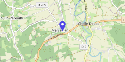 Carte OpenStreetMap — 3 rue de la Fête, Marseillan
