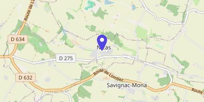 Carte OpenStreetMap — 289 chemin de l'Église, Nizas