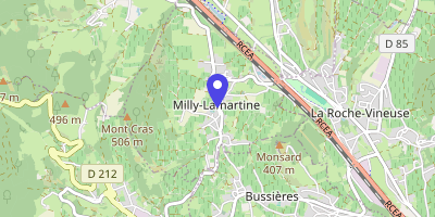 Carte OpenStreetMap — 2 rue du Grand-Cèdre, Milly-Lamartine