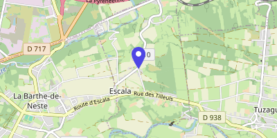 Carte OpenStreetMap — 1 rue des Sapins, Escala
