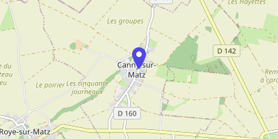 Carte OpenStreetMap — 634 rue de Picardie, Canny-sur-Matz